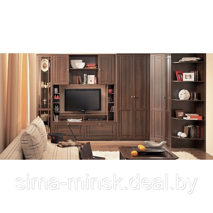 Шкаф для одежды Sherlock 11, 798 × 400 × 2107 мм, цвет орех шоколадный - фото 4 - id-p187470060