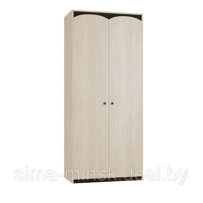 Шкаф 2-х дверный для одежды «Ева», 940 × 524 × 2168 мм, цвет дуб сонома / дуб венге - фото 1 - id-p187470165