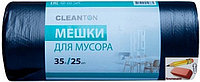 Мешки для мусора Cleanton, 35 литров, 25 штук, ПНД, 48х56 см., 10 мкм., черные, арт.997200