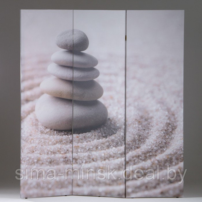 Ширма "Камни на песке", 150 х 160 см - фото 1 - id-p187469258
