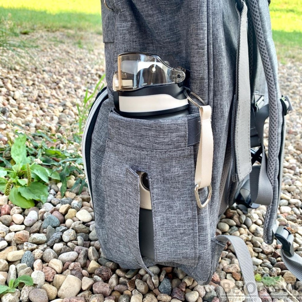 Сумка-рюкзак на коляску 1 Premium Class для мамы и ребёнка с непромокаемым отделением - фото 4 - id-p187483809
