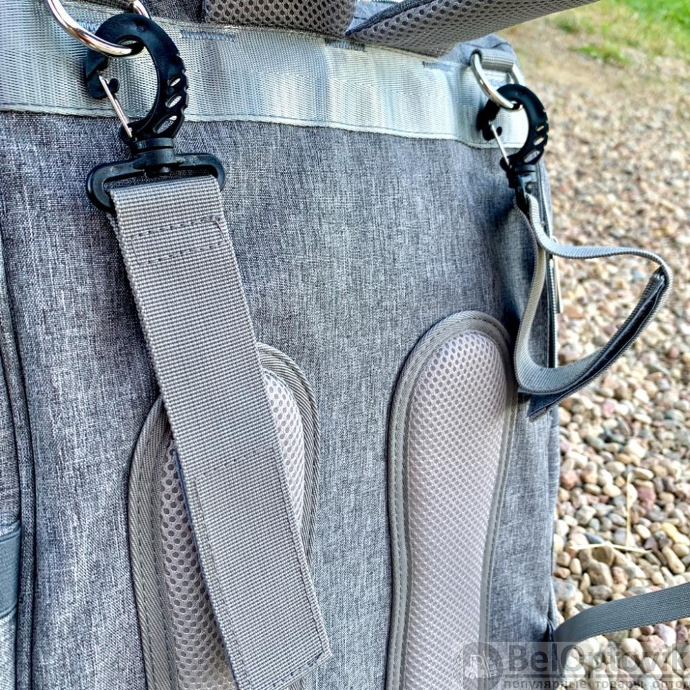 Сумка-рюкзак на коляску 1 Premium Class для мамы и ребёнка с непромокаемым отделением - фото 8 - id-p187484160