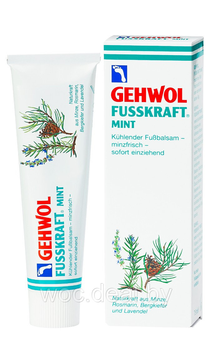 Gehwol Охлаждающий мятный бальзам Mint Fusskraft, 75 мл - фото 1 - id-p167856790