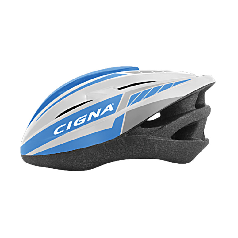 Шлем велосипедный Cigna WT-040 (чёрный/фиолетовый/белый) - фото 2 - id-p187486202
