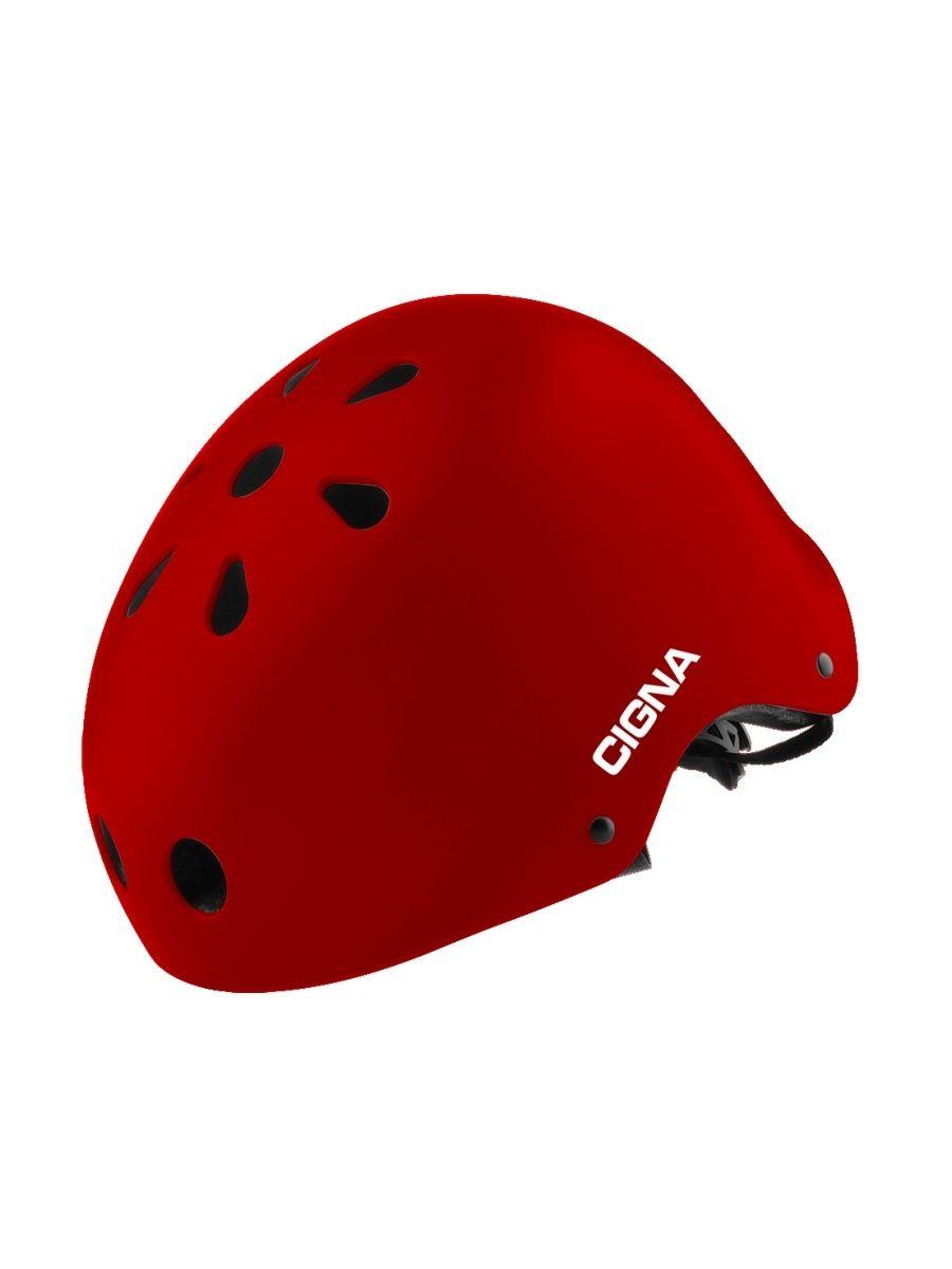 Шлем велосипедный детский Cigna TS-12  (красный, 48-53см)
