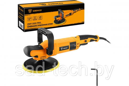 Сетевая полировальная шлифмашина DEKO ZKP1500 PRO