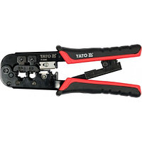 Пресс-клещи для обжима и зачистки кабеля (RJ45, RJ11, RJ12) "Yato" YT-22442