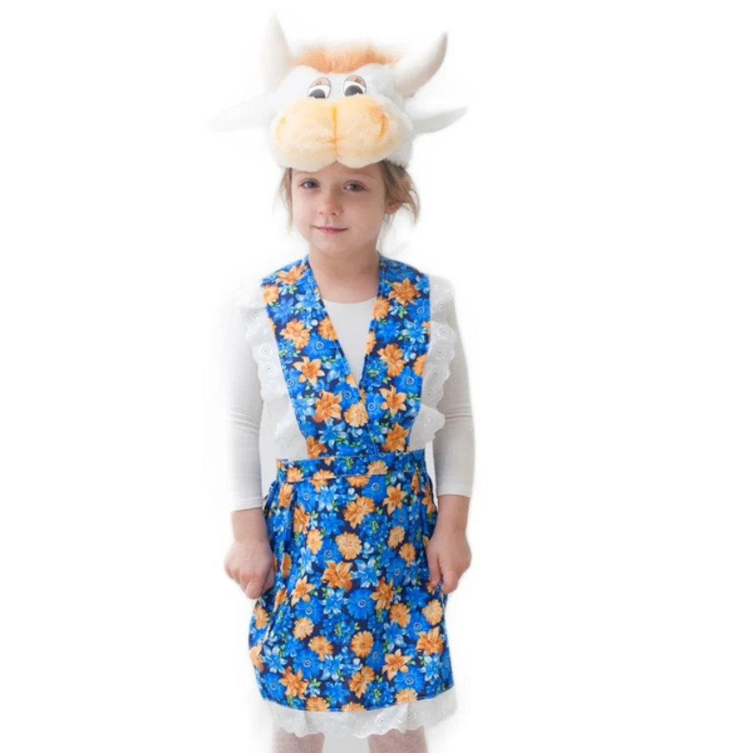 Карнавальный костюм детский для девочки Корова Бока