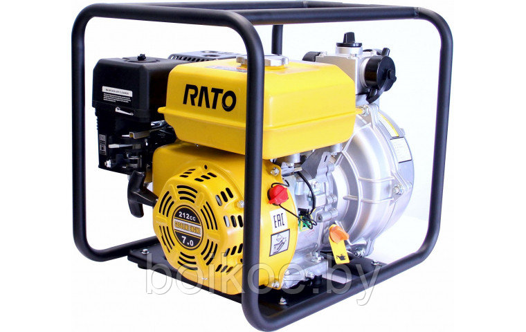 Мотопомпа бензиновая Rato RT50YB80-3.8Q высоконапорная (высота 80 м) - фото 1 - id-p187493856