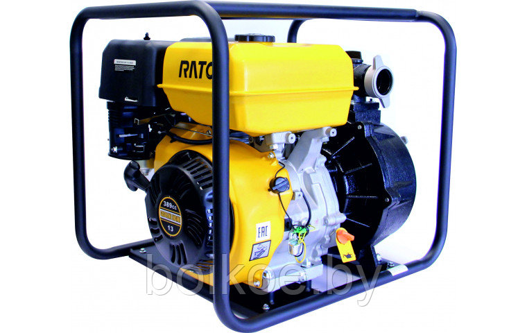 Мотопомпа бензиновая Rato RT50YB100-7.2Q высоконапорная (высота 90 м) - фото 1 - id-p187495909