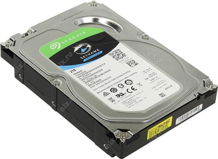 HDD 2 Tb SATA 6Gb/s Seagate SkyHawk Surveillance ST2000VX008 3.5" 64Mb