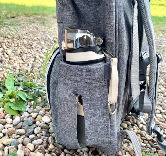 Сумка-рюкзак на коляску №1 "Premium Class" для мамы и ребёнка с непромокаемым отделением - фото 9 - id-p187507646