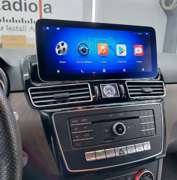 Штатная магнитола radiola для Mercedes-Benz GLE 2016-2019 NTG 5.0/5.1 на Android 12, экран 12.3