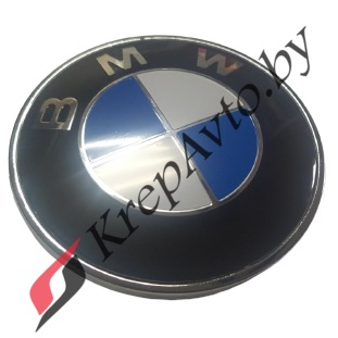 Значок (эмблема) на крышку багажника (78мм) BMW E46, E39, 51148203864