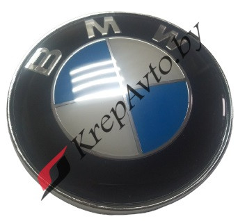 Значок (эмблема) на капот (82мм) BMW E87/E46/E90/E60/F10, 51148132375 - фото 1 - id-p187516702