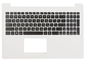 Верхняя часть корпуса (Palmrest) Asus VivoBook X553 с клавиатурой, белый