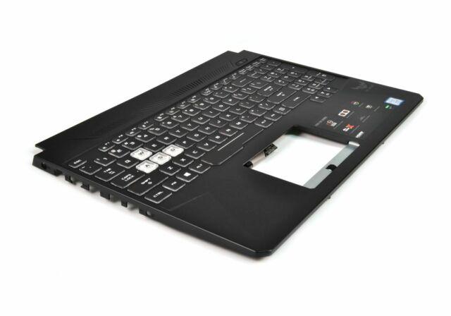 Верхняя часть корпуса (Palmrest) Asus TUF Gaming FX505 с клавиатурой, RGB подсветка, черная, RU - фото 3 - id-p187529253
