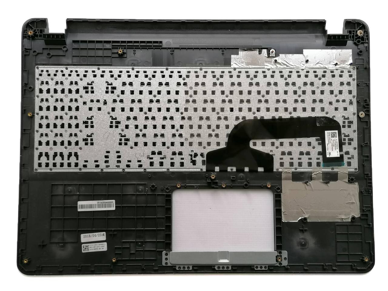 Верхняя часть корпуса (Palmrest) Asus VivoBook X507 с клавиатурой, серый - фото 2 - id-p187529256