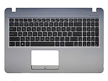 Верхняя часть корпуса (Palmrest) Asus VivoBook X540 с клавиатурой, серый
