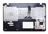 Верхняя часть корпуса (Palmrest) Asus VivoBook X751 с клавиатурой, черный (с разбора), фото 2