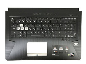 Верхняя часть корпуса (Palmrest) Asus ROG STRIX FX503 с клавиатурой, с подсветкой, черный