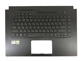 Верхняя часть корпуса (Palmrest) Asus ROG Zephyrus GA502 с клавиатурой, с подсветкой, черный