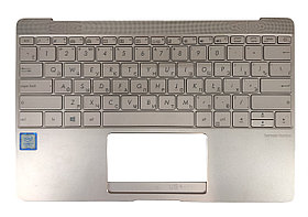 Верхняя часть корпуса (Palmrest) Asus UX390 с клавиатурой, с подсветкой, нежно-розовый, RU