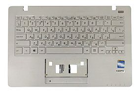 Верхняя часть корпуса (Palmrest) Asus VivoBook X200 с клавиатурой, белый