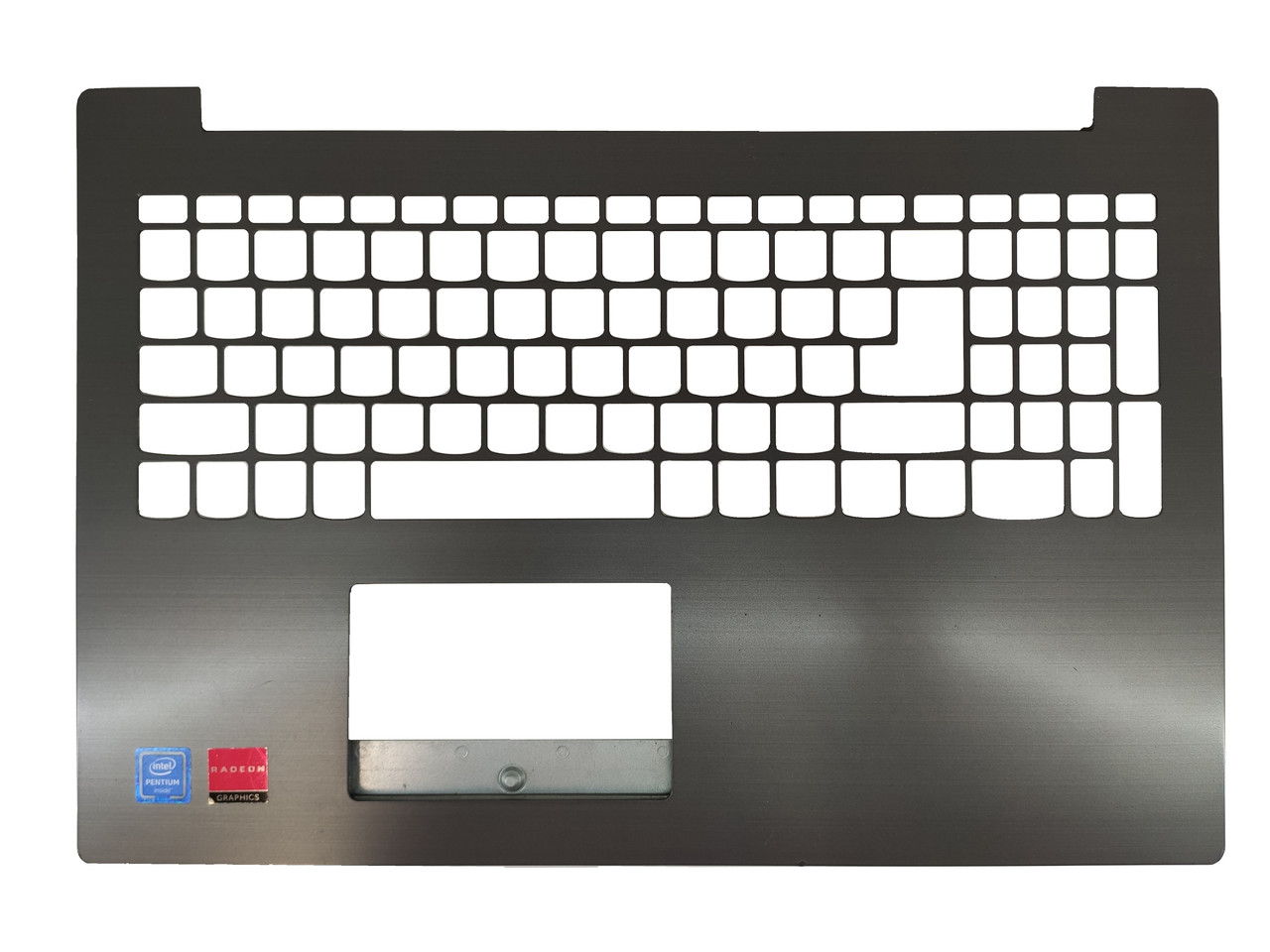 Верхняя часть корпуса (Palmrest) Lenovo IdeaPad 320-15 без клавиатуры, серый - фото 1 - id-p187529321