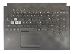 Верхняя часть корпуса (Palmrest) Asus ROG STRIX GL504 с клавиатурой, с подсветкой и тачпадом