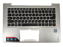 Верхняя часть корпуса (Palmrest) Lenovo IdeaPad 510S-13 с клавиатурой,  с подсветкой, серебристый, RU