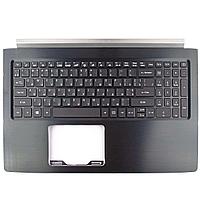 Верхняя часть корпуса (Palmrest) Acer Aspire A715-72G с клавиатурой, с подсветкой, черный, RU