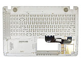 Верхняя часть корпуса (Palmrest) Asus VivoBook X541 с клавиатурой, белый, (с разбора), фото 2