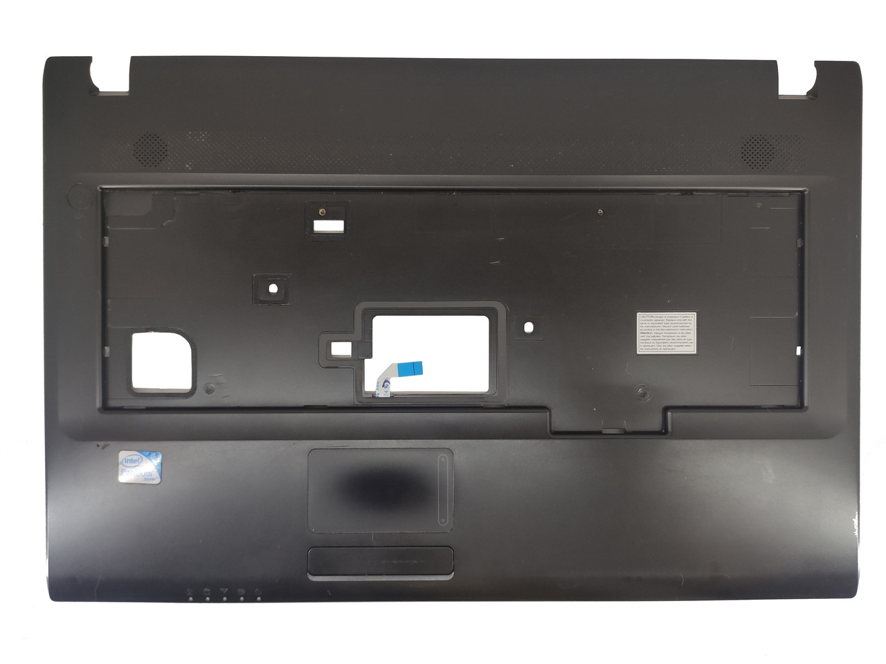 Верхняя часть корпуса (Palmrest) Samsung R719, черный (с разбора) - фото 1 - id-p187529404