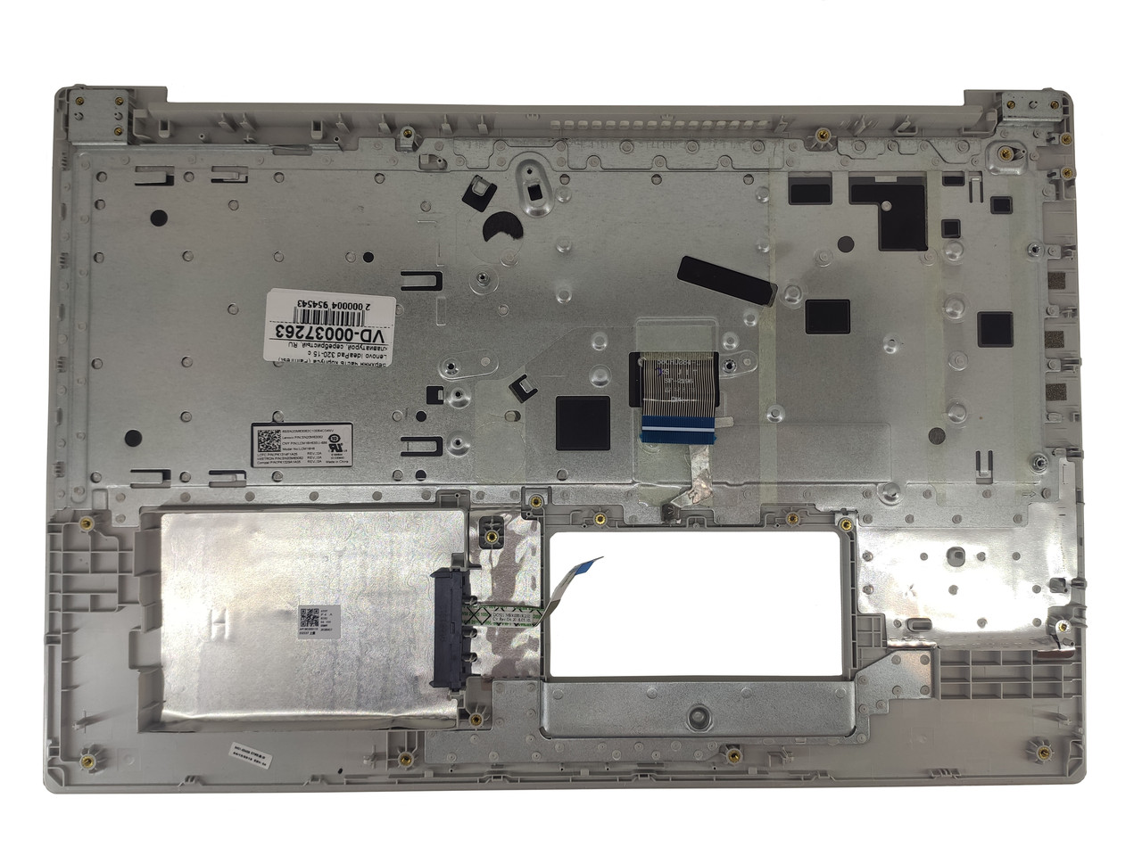 Верхняя часть корпуса (Palmrest) Lenovo IdeaPad 320-15 с клавиатурой, серебристый, RU - фото 2 - id-p187529406