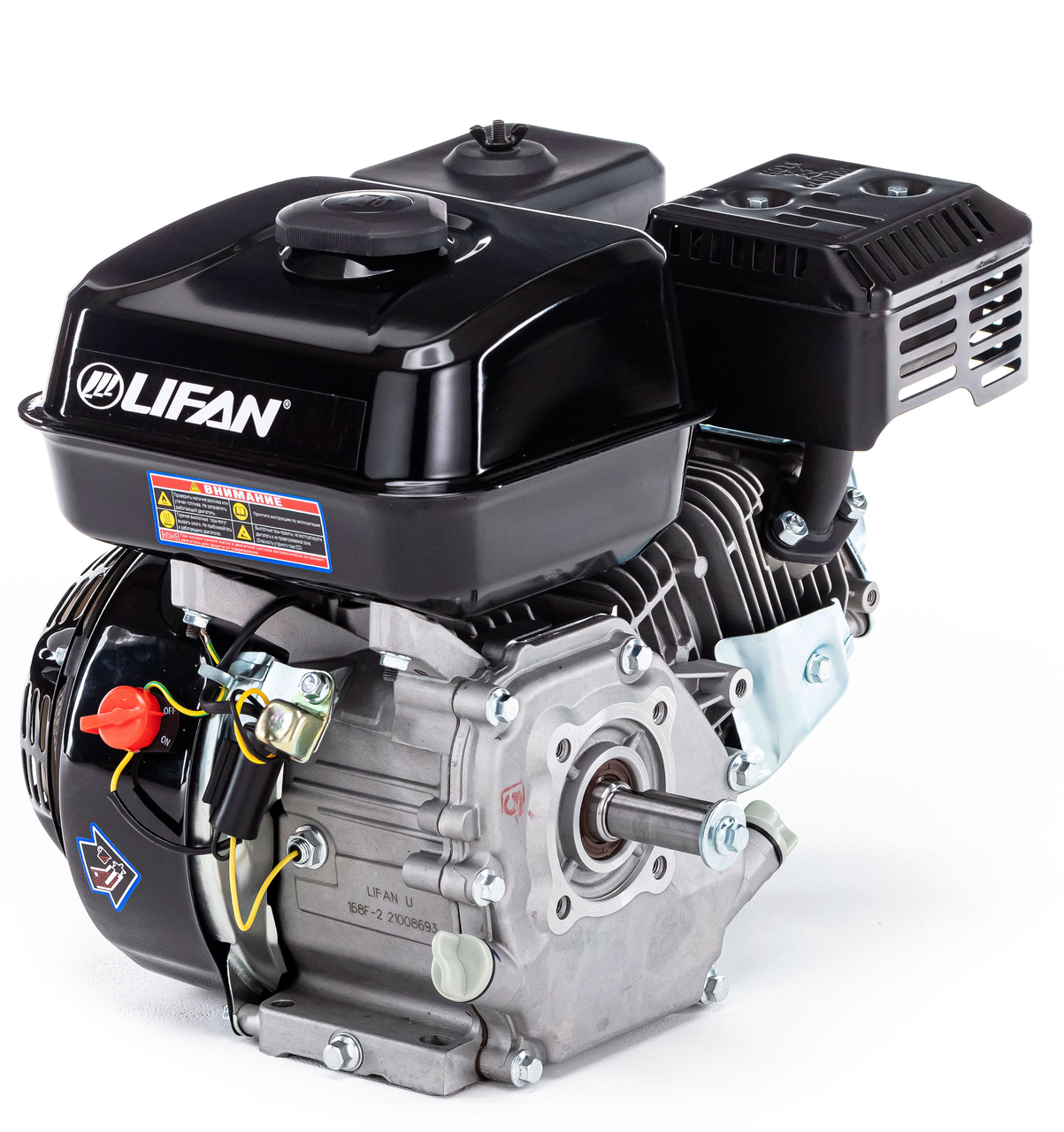 Двигатель Lifan 168F-2M (вал 20мм под шпонку) 6.5лс - фото 4 - id-p186725380
