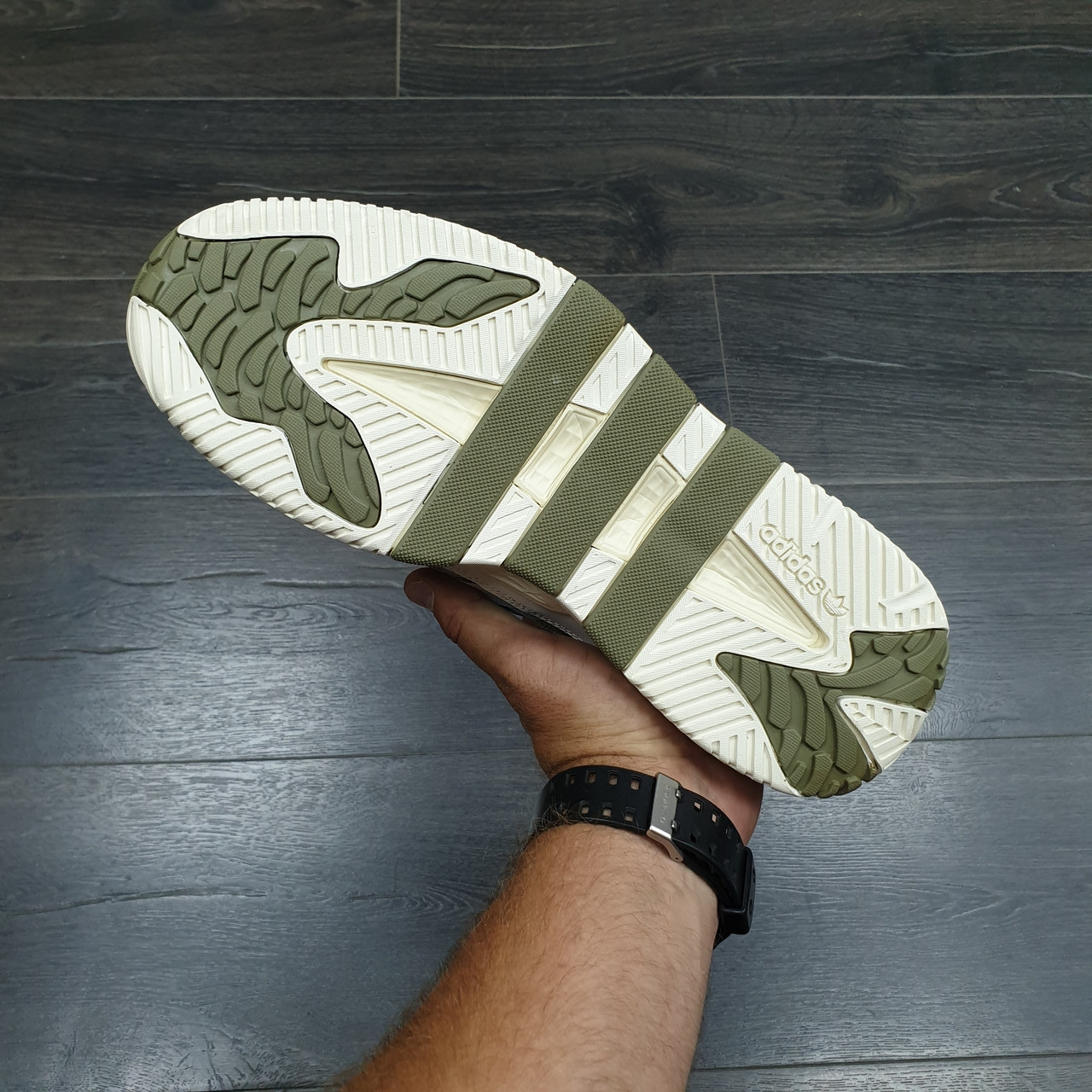 Кроссовки Adidas Niteball Beige Khaki - фото 6 - id-p187425281