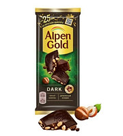 Шоколад Alpen Gold темный дробленый фундук 85г