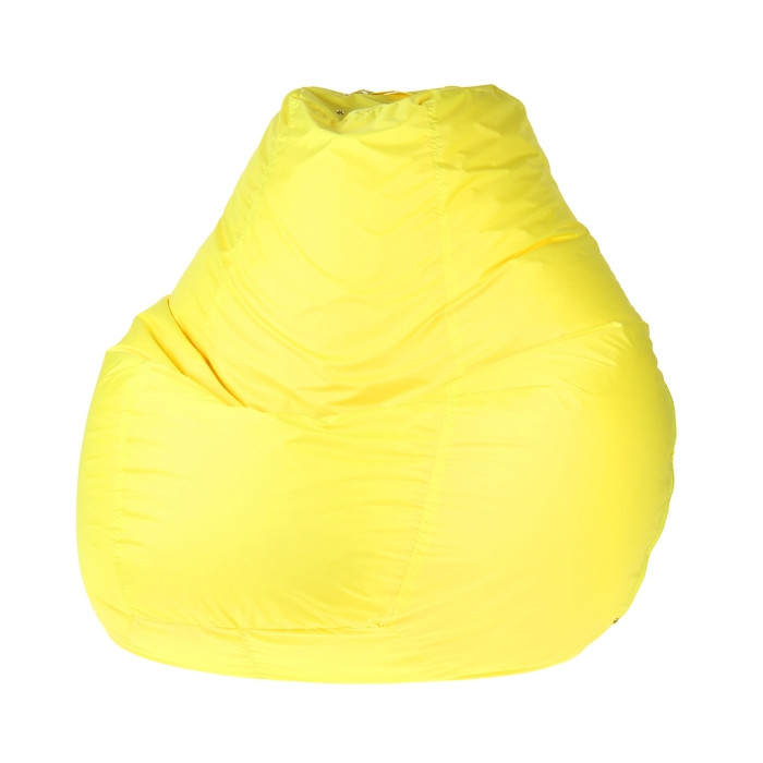 Кресло-мешок пятигранное, d82/h110, цвет жёлтый - фото 1 - id-p187544183
