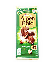 Шоколад Alpen Gold молочный с фундуком 85г