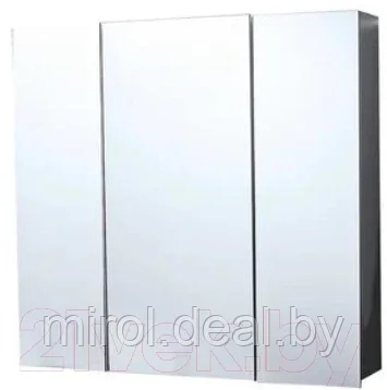 Шкаф с зеркалом для ванной СанитаМебель Камелия-13.74 - фото 1 - id-p187553644