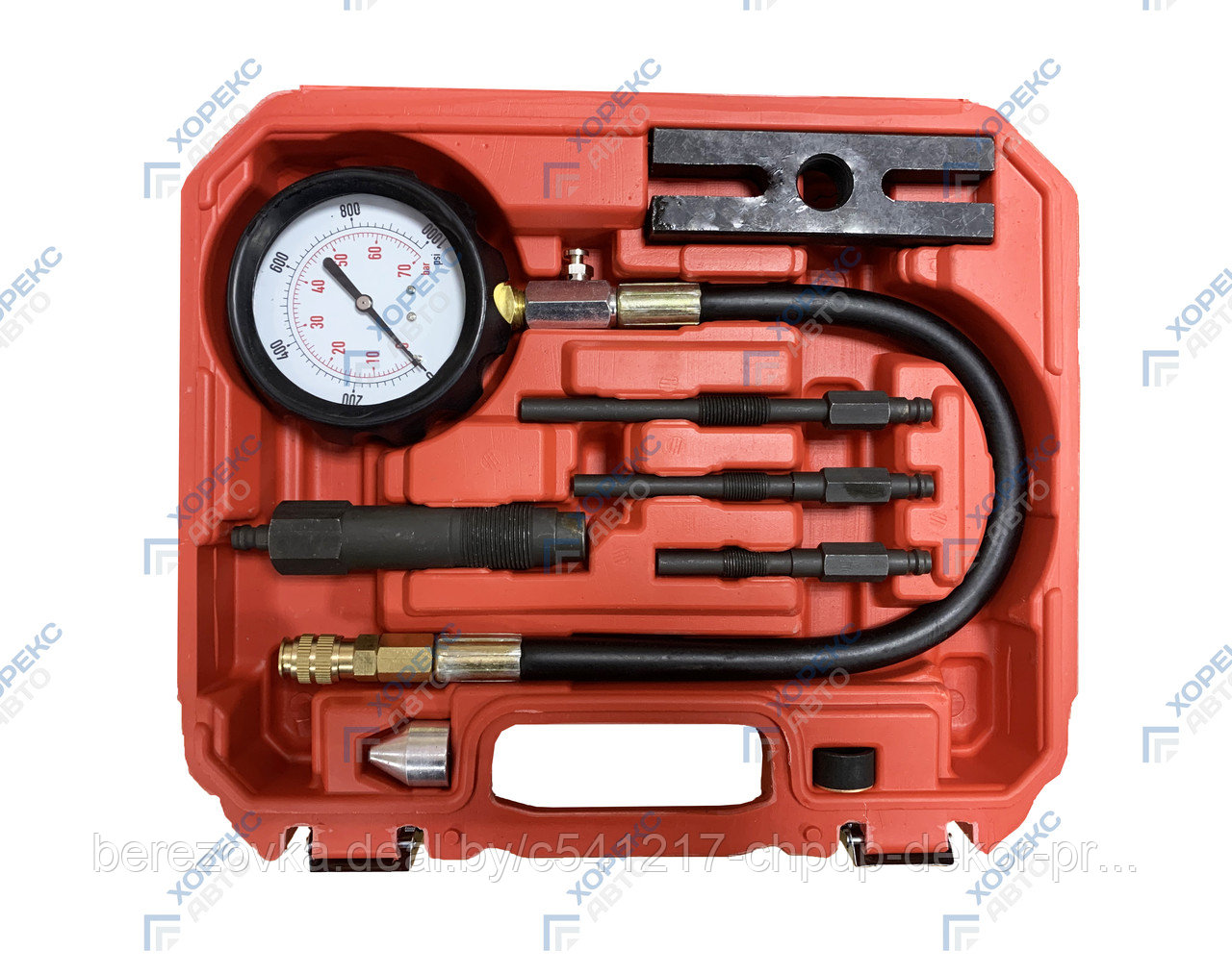 Компрессометр (индикатор компрессии) для дизельных двигателей HZ 27.1.003W - фото 4 - id-p187552177