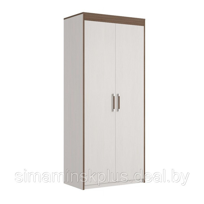 Шкаф для одежды 2-х дверный «Ницца», цвет бодега светлый / ясень шимо тёмный - фото 1 - id-p187558541
