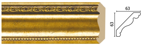 Карниз широкий 146-552 (63х63х2400 мм)