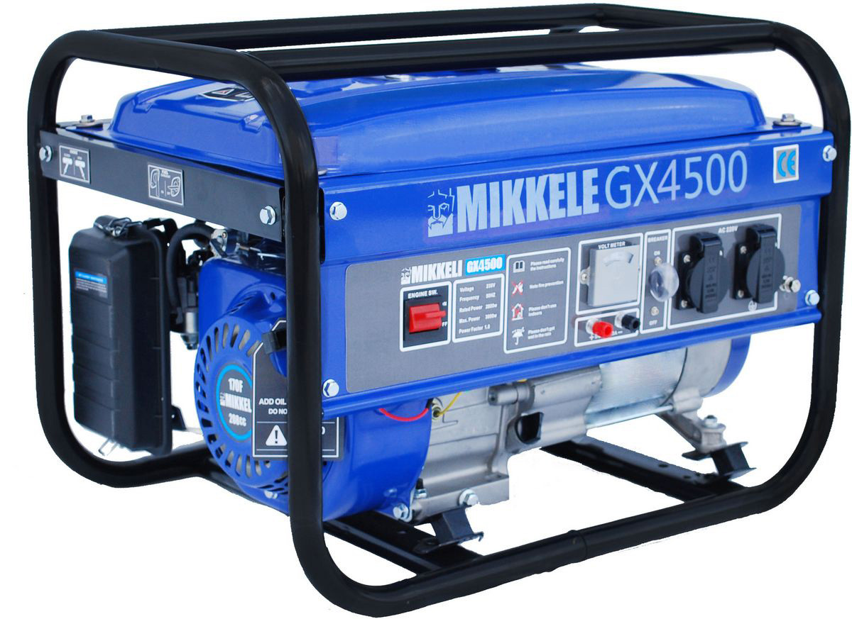 Генератор бензиновый MIKKELE GX 4500 - фото 1 - id-p187592080