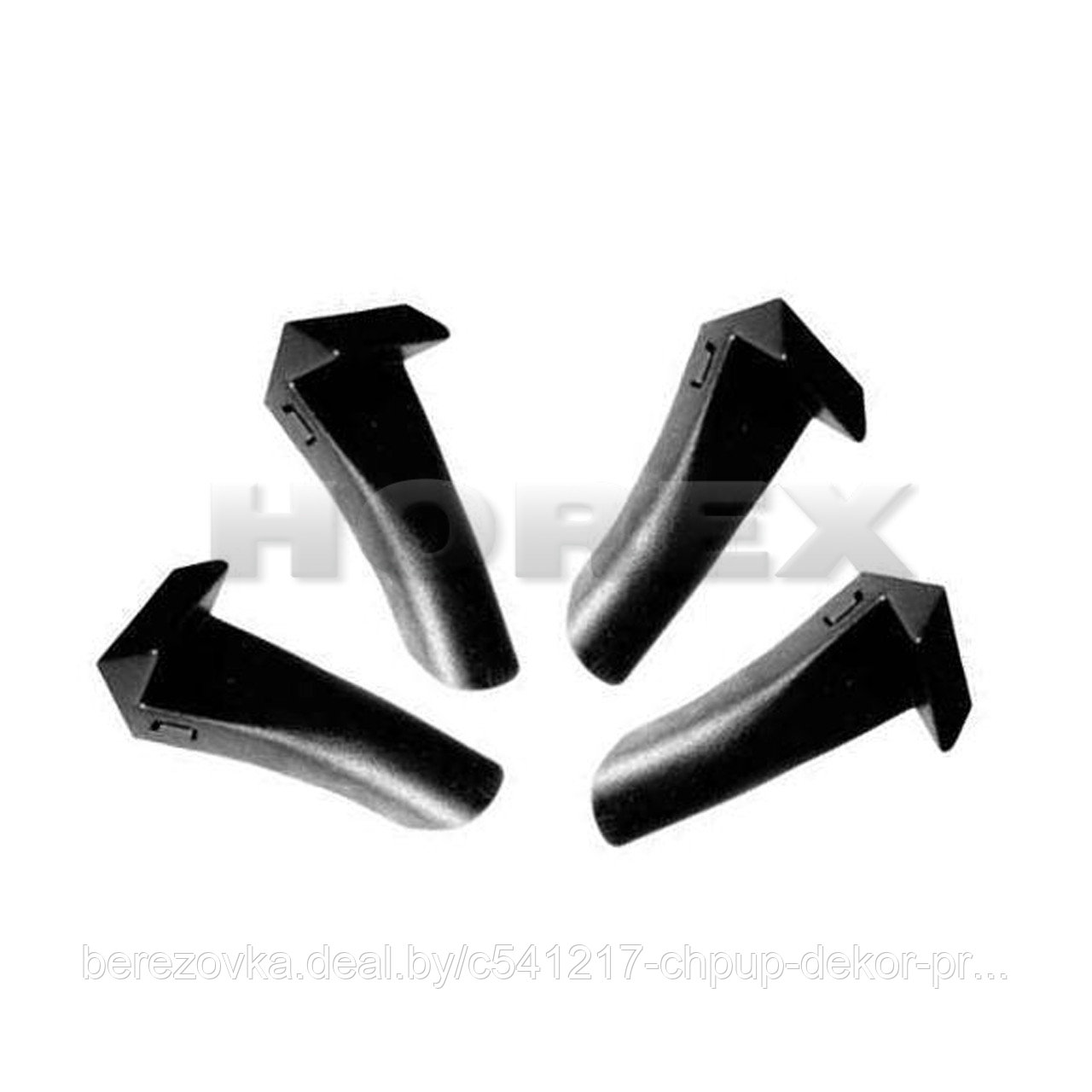 Пластиковые накладки на зажимные кулачки КТ-4 (4шт=1 к-т) Bright / 004722 - фото 3 - id-p187593103