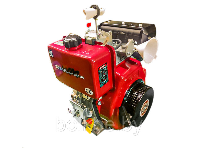 Двигатель дизельный Weima WM186FBE (9 л.с., шпонка 25 мм, электростартер) - фото 3 - id-p187593495