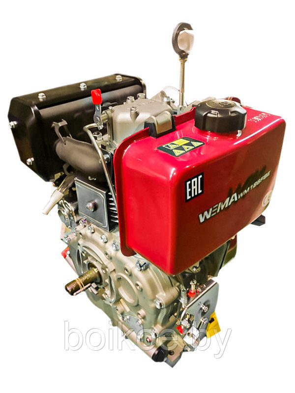 Двигатель дизельный Weima WM186FBE (9 л.с., шпонка 25 мм, электростартер) - фото 6 - id-p187593495