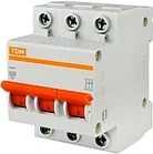 Выключатель автоматический TDM ВА 47-100 3Р 80А (C) 10кА / SQ0207-0076