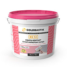 Грунтовка розовая, с кварцевым наполнителем "Кварц-контакт" «GOLDBASTIK BS 12» (для всех оснований)